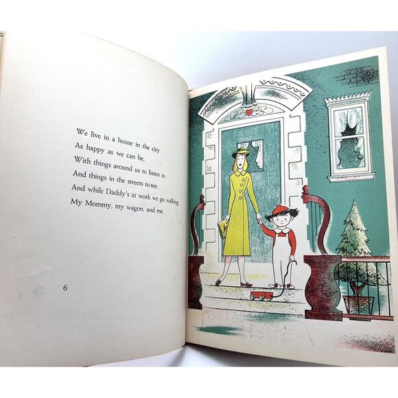A Walk in the City By Dawson 1950 Hardcover Children’s Book‎ Out Of Print Kids - Picture 7 of 8
